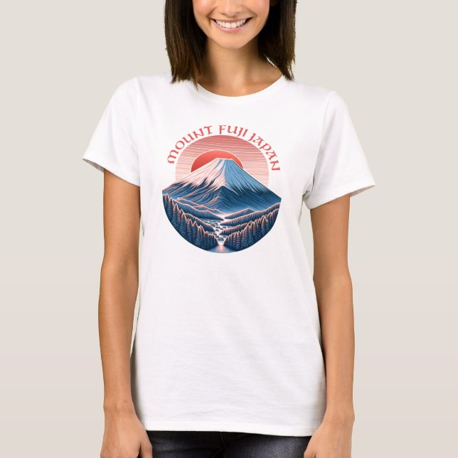 Mount Fuji Japan T-Shirt (Front)