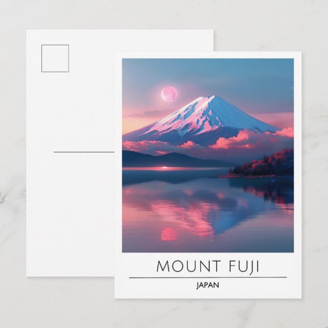 Mount Fuji Japan Travel  Postcard (Front/Back)