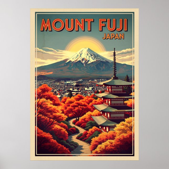 Mount Fuji Japan V04 Poster (Front)