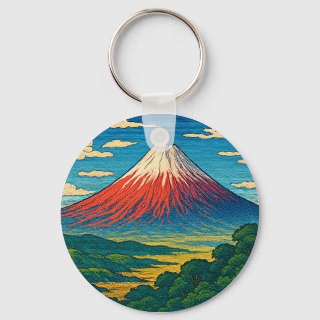 Mount Fuji Keychain (Front)