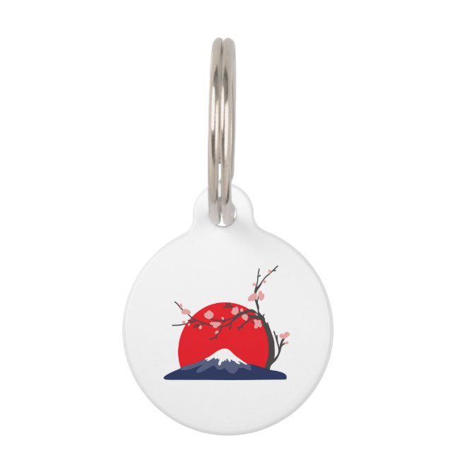Mount Fuji Pet Tag (Front)
