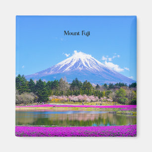 Mount Fuji picturesque photograph Magnet