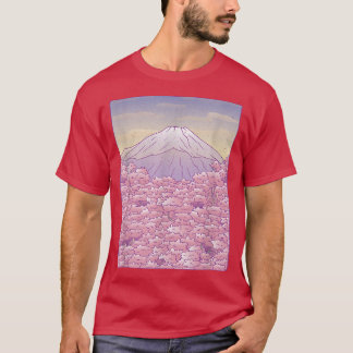 Mount Fuji Sakura Cherry Blossoms  T-Shirt