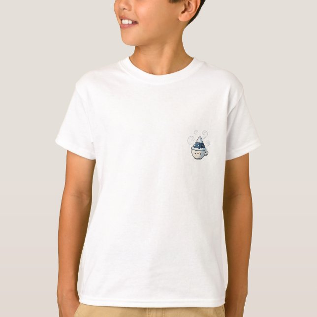 Mount Fuji Shaved Ice Cream Kids T-Shirt (Front)