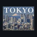 Mount Fuji | Shinjuku District Skyline Tokyo Japan Postcard<br><div class="desc">Tokyo,  Shinjuku District Skyline,  Mount Fuji,  Japan (Nov 2008) � Prisma Archivo / DanitaDelimont.com</div>