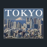 Mount Fuji | Shinjuku District Skyline Tokyo Japan Postcard<br><div class="desc">Tokyo,  Shinjuku District Skyline,  Mount Fuji,  Japan (Nov 2008) � Prisma Archivo / DanitaDelimont.com</div>