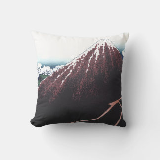 Mount Fuji Ukiyo-e by Hokusai, Japanese Cushion