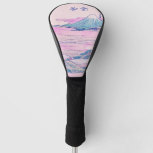 Mount Fuji Ukiyo-e Japanese Vintage Art Golf Head Cover