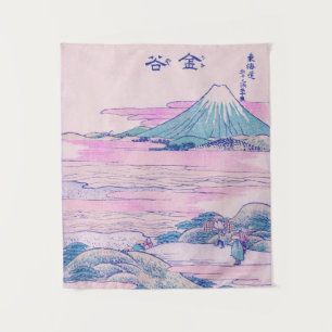 Mount Fuji Ukiyo-e Japanese Vintage Art Tapestry