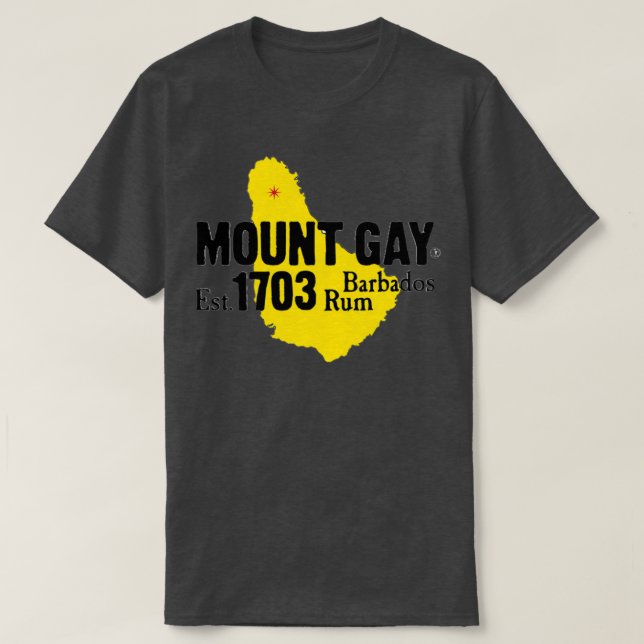 Mount Gay Barbados Rum T-Shirt (Design Front)