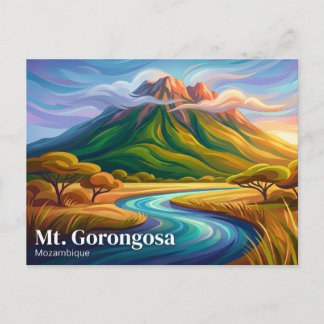 Mount Gorongosa Mozambique Postcard