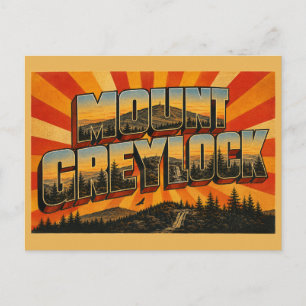 Mount Greylock Massachusetts Boreal Forest Peak Postcard