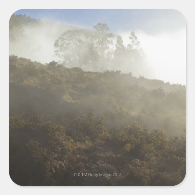 Mount Haleakala, Maui, Hawaii, USA Square Sticker (Front)