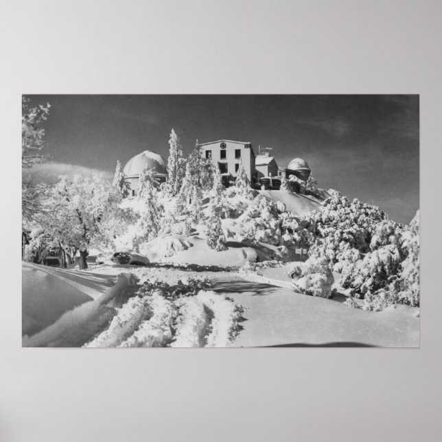 Mount Hamilton, California Lick Observatory Poster (Front)