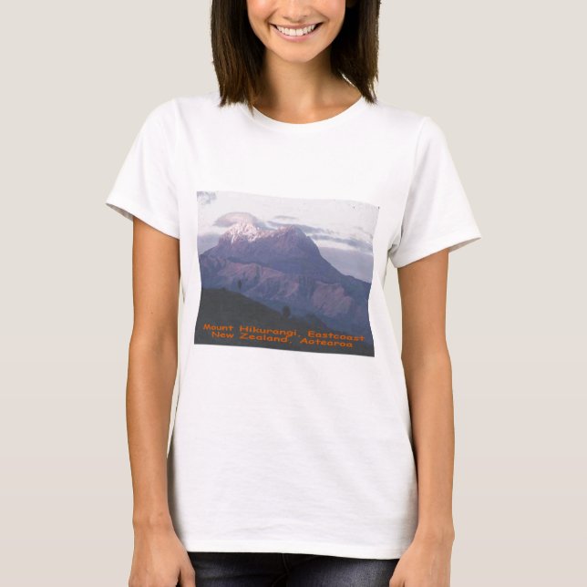 Mount Hikurangi,New Zealand, Aotearoa T-Shirt (Front)
