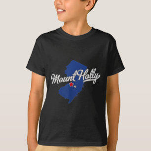 Mount Holly New Jersey Nj Map T-Shirt