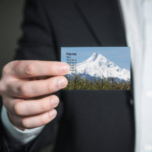 Mount Hood and Fruit Orchards Landscape Business Card