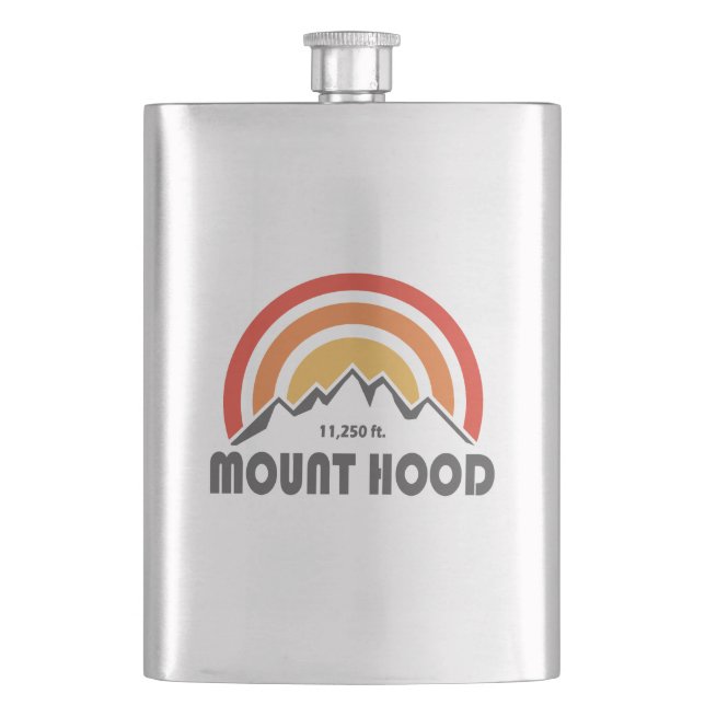 Mount Hood Hip Flask (Front)