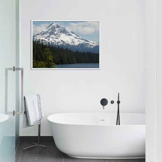 Mount Hood Mountain Splendour Landscape Poster (In Situ)