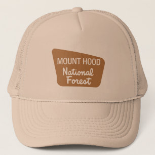 Mount Hood National Forest (Sign) Trucker Hat