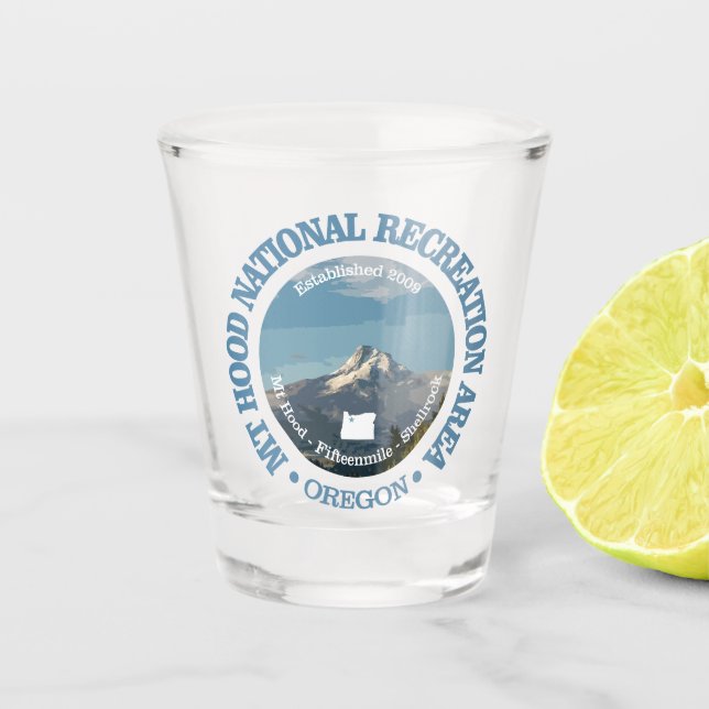 Mount Hood NRA Shot Glass (Front)