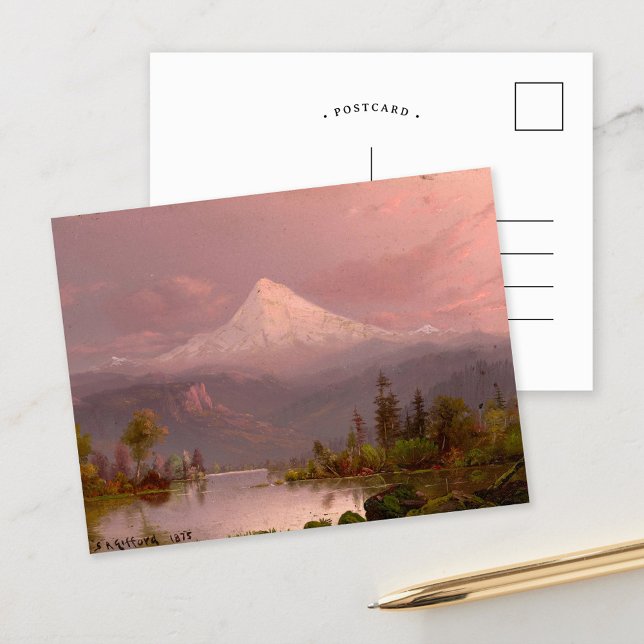 Mount Hood, OR | Sanford Robinson Gifford Postcard (Creator Uploaded)