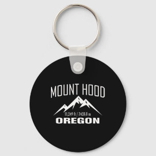 Mount Hood Oregon Climbing Summit Club Outdoor Gif Key Ring