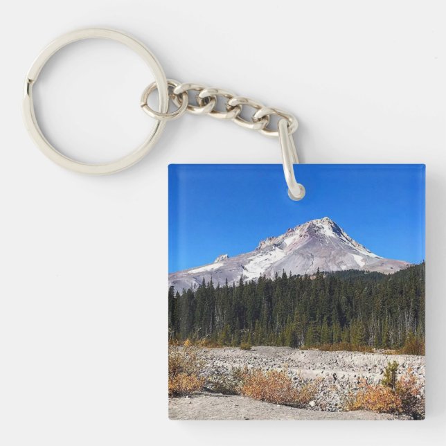 Mount Hood, Oregon Key Ring (Front)