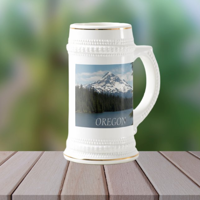 Mount Hood, Oregon Landscape Beer Stein (In Situ)