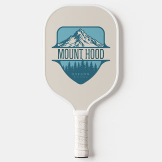 Mount Hood Oregon Mountain crest design Pickleball Paddle