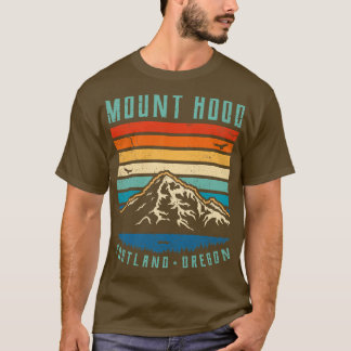 Mount Hood Portland Oregon Sunset T-Shirt