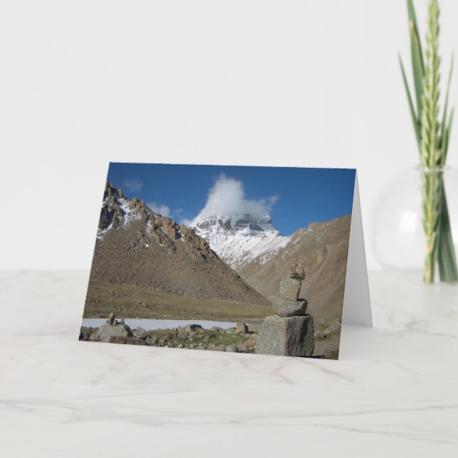 Mount Kailash • Greeting Card (Front)