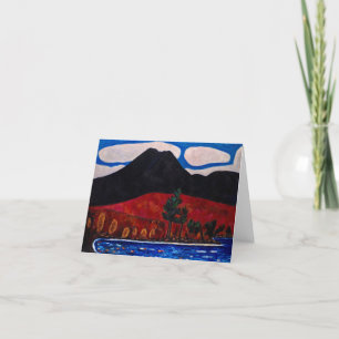 Mount Katahdin, Autumn, 1939 by Marsden Hartley Thank You Card