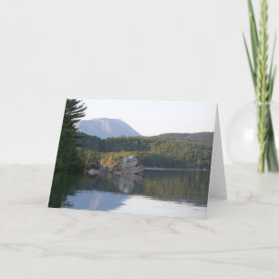 Mount Katahdin from Rainbow Lake Card