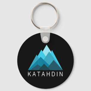 Mount Katahdin Maine Mountain Hiking Key Ring
