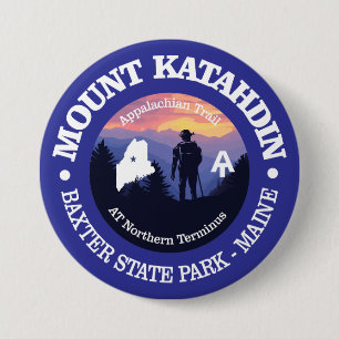 Mount Katahdin (rd2) 7.5 Cm Round Badge