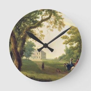 Mount Kennedy, County Wicklow, Ireland, 1785 (oil Round Clock