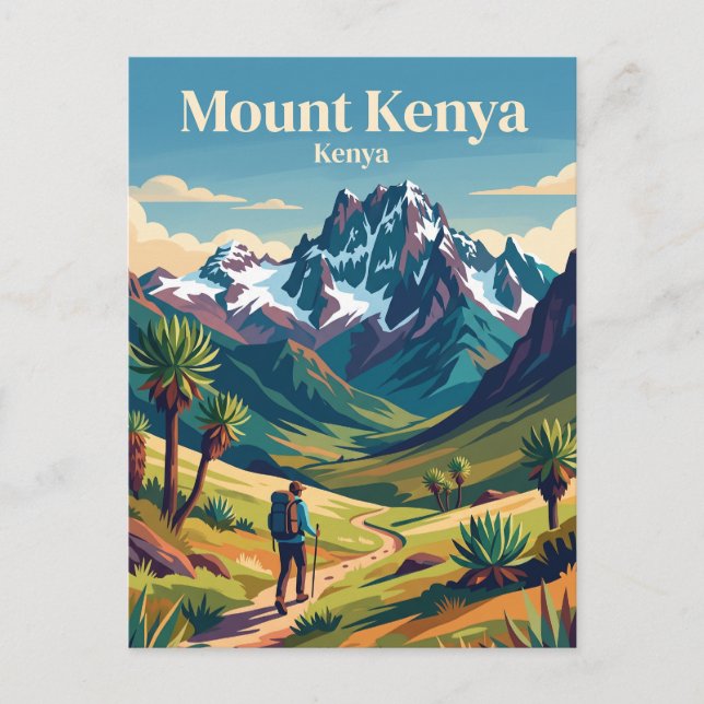 Mount Kenya Postcard (Front)