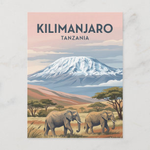 Mount Kilimanjaro, Moshi, Kilimanjaro Postcard