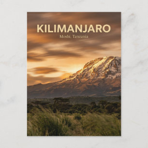 Mount Kilimanjaro, Moshi, Kilimanjaro Region Postcard