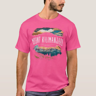 Mount Kilimanjaro Mountains Tanzania Hiking Outdoo T-Shirt