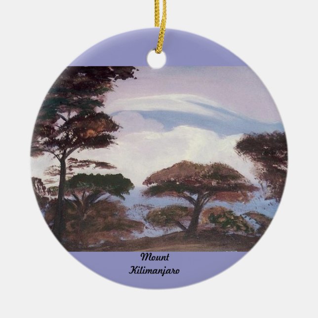 Mount Kilimanjaro Ornament (Front)