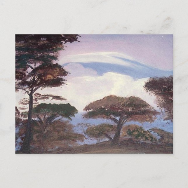 Mount Kilimanjaro Painting - Postcard (Front)