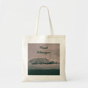 Mount Kilimanjaro Snow Volcano in Tanzania Africa Tote Bag