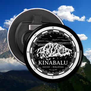 Mount Kinabalu - Ranau Malaysia Sabah Illustration Bottle Opener