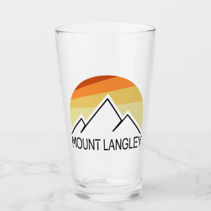 Mount Langley California Retro Glass