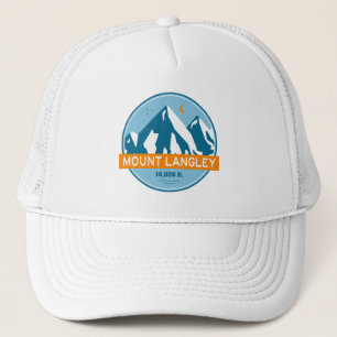 Mount Langley California Stars Moon Trucker Hat