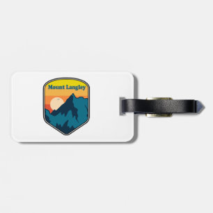 Mount Langley California Sunrise Luggage Tag