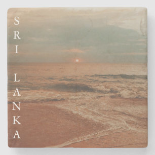 Mount Lavinia Beach - Colombo - Sri Lanka Stone Coaster