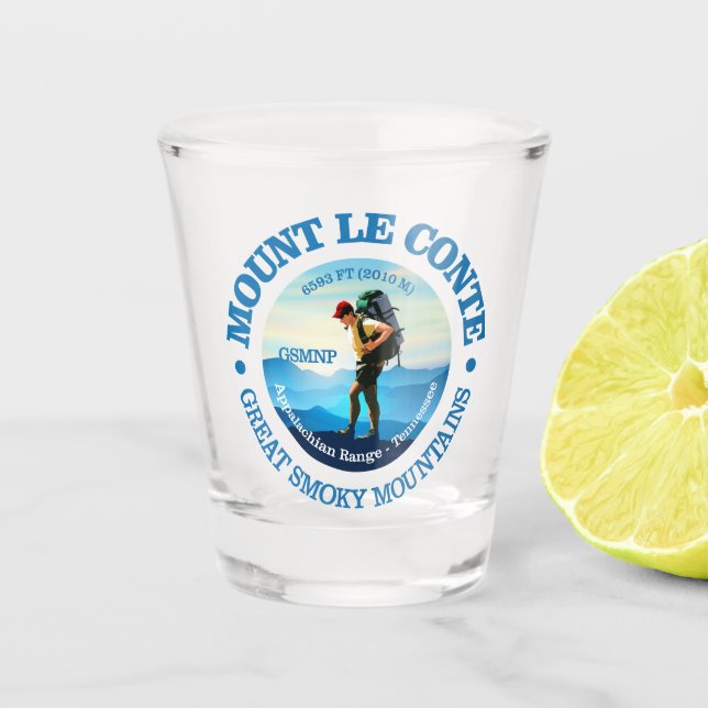 Mount Le Conte (C) Shot Glass (Front)